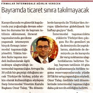 BAYRAMDA TİCARET SINIRA TAKILMAYACAK // Dünya Gazetesi